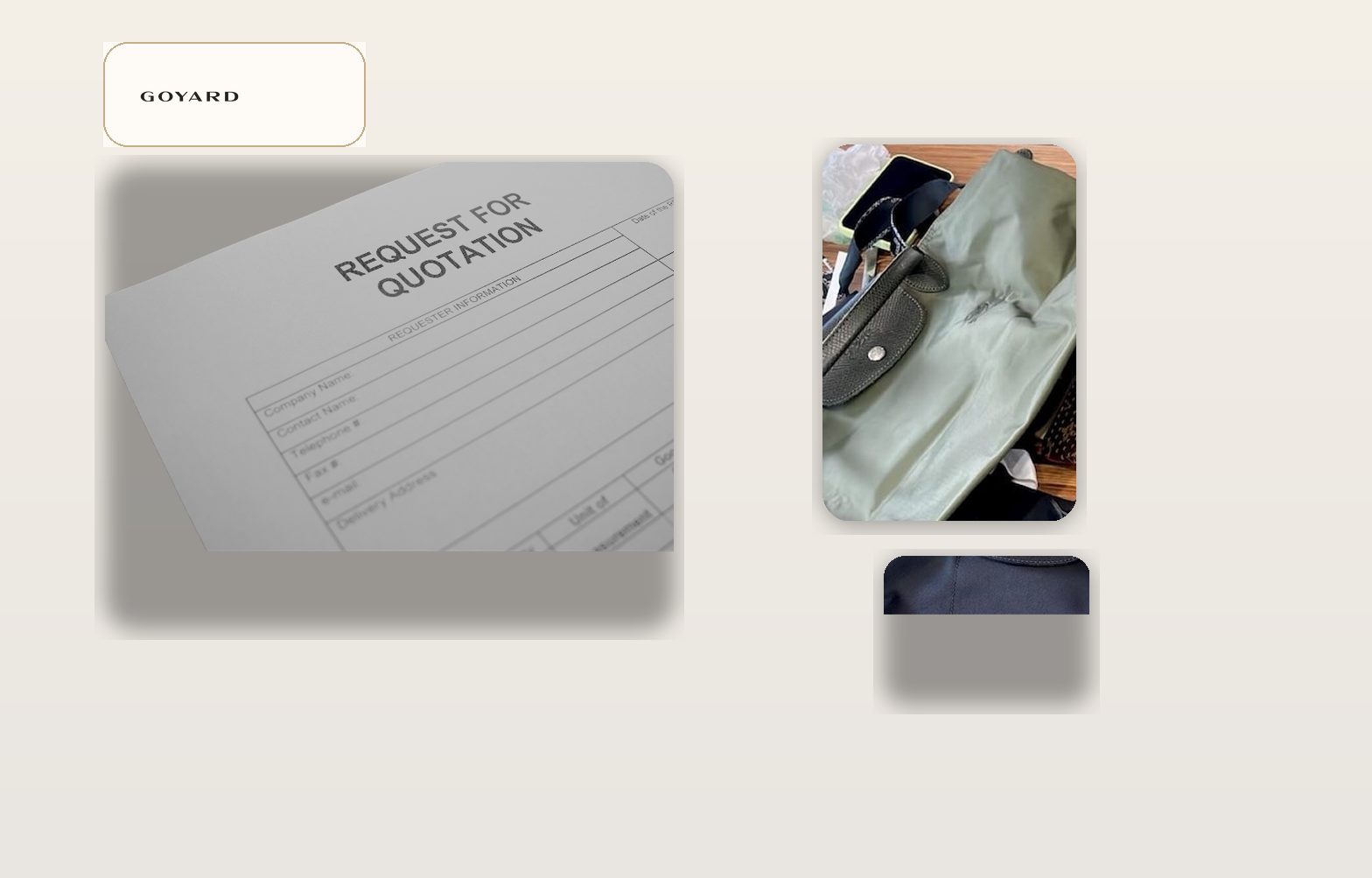 Checklist visual for preparing a Goyard bag review in Malaysia