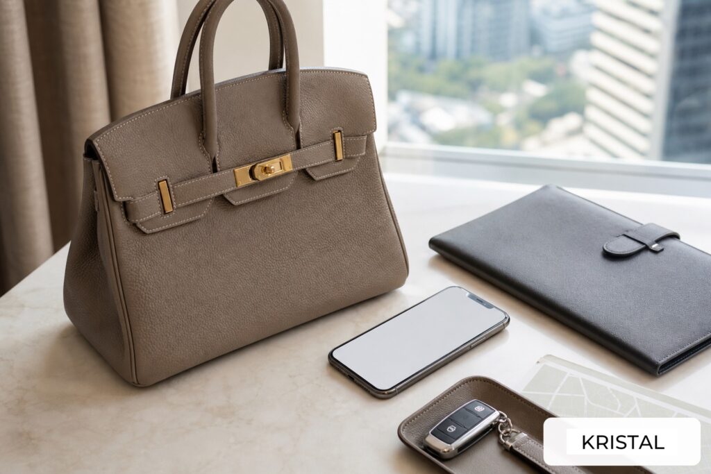 Photorealistic editorial handbag visual for the fastest-way-sell-luxury-bag-malaysia guide