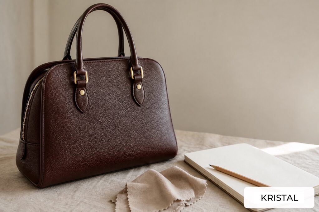 Photorealistic editorial handbag visual for the luxury-bag-condition-notes-malaysia guide