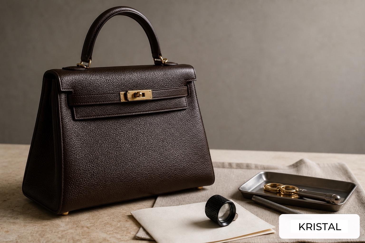 Photorealistic editorial handbag visual for the luxury-bag-quote-change-after-inspection-malaysia guide