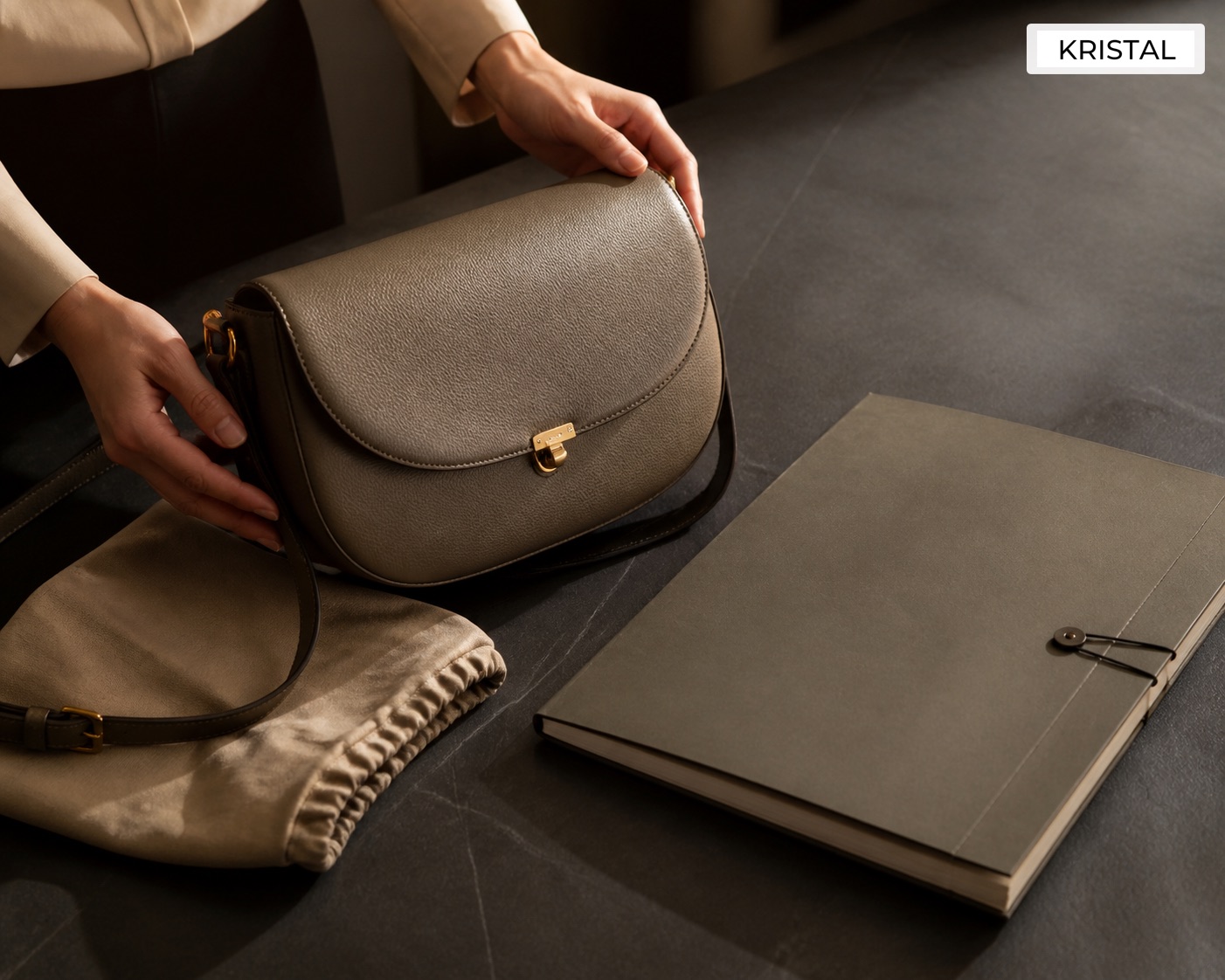 Editorial inline image showing a luxury bag estate handover and documentation review with accessories matched to the bag in Malaysia