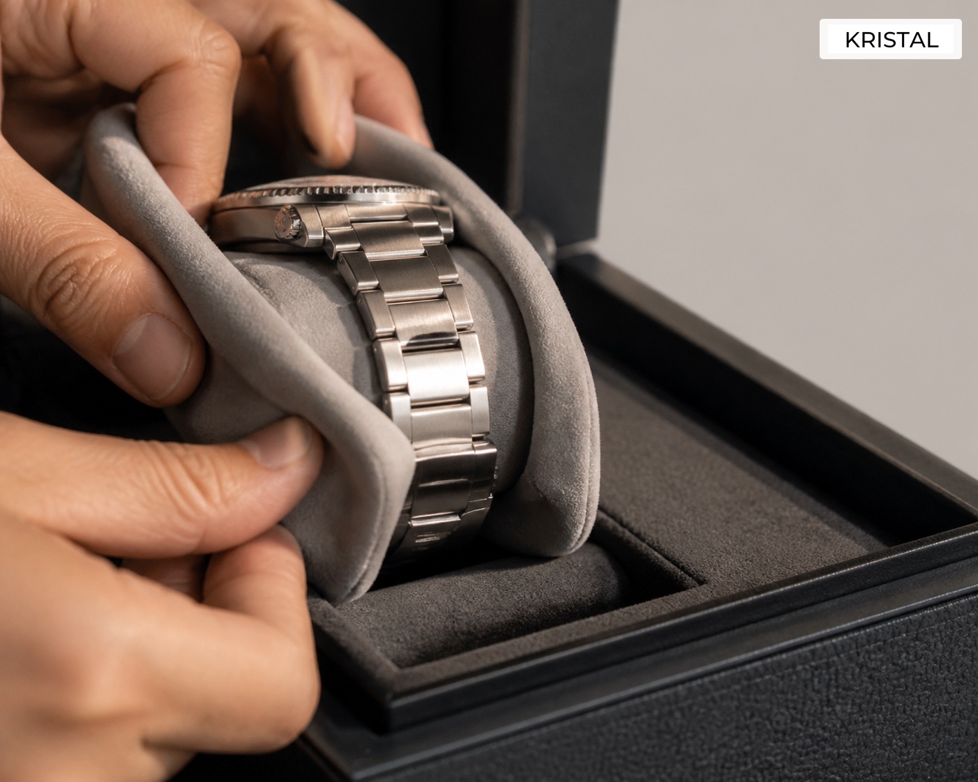 Editorial inline image showing luxury watch accessories and handover preparation before review in Malaysia