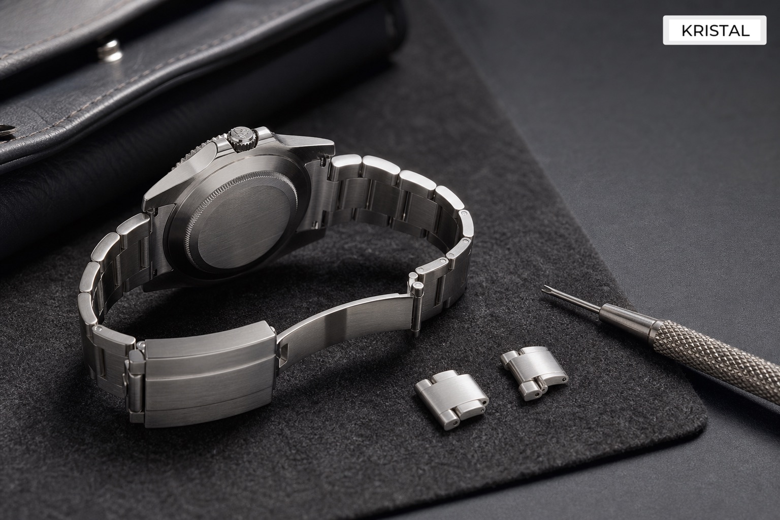 Editorial inline image showing a luxury watch file being prepared before selling in Malaysia