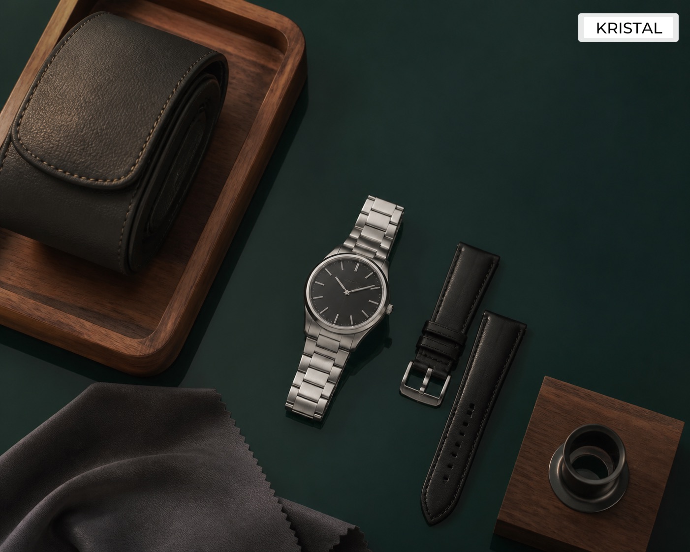 Editorial inline image showing a calm remote-first luxury watch sale workflow in Malaysia