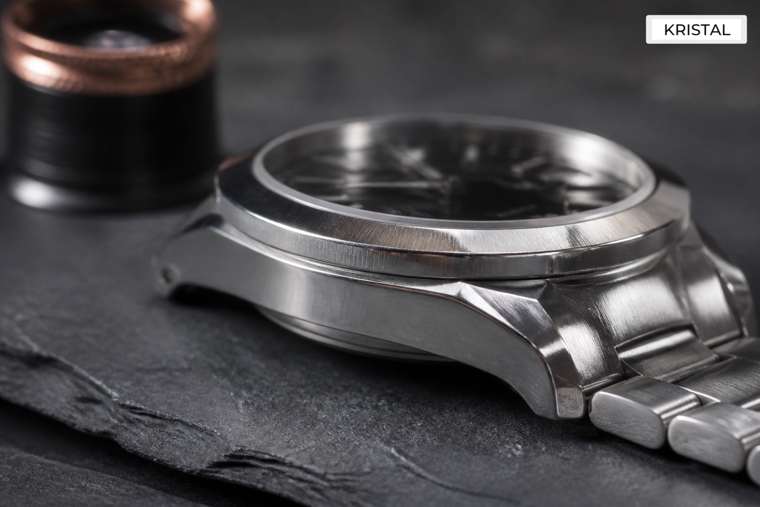 Editorial inline image showing luxury watch case and bracelet detail before deciding on polishing