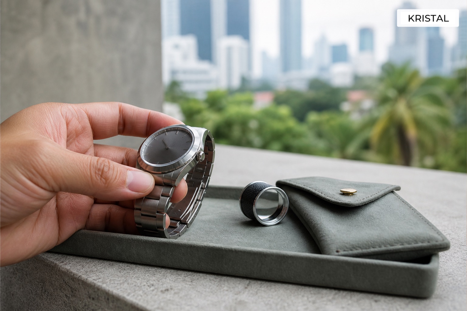 Editorial inline image showing luxury watch service paperwork and quote preparation before selling in Malaysia