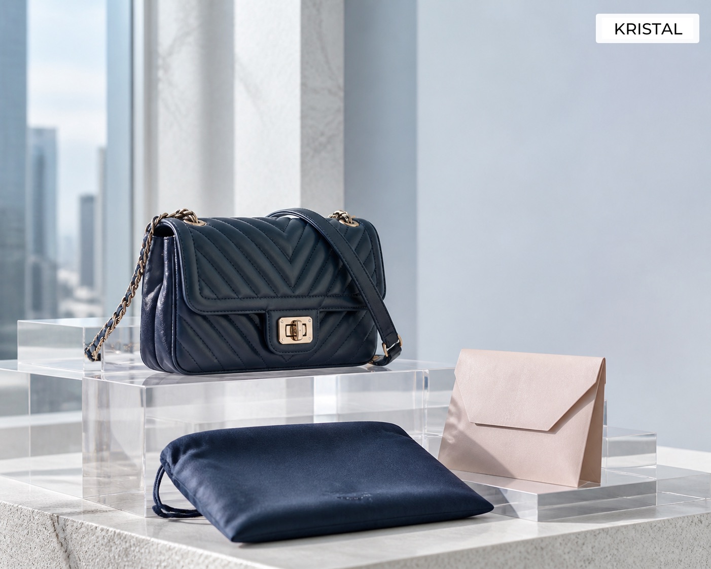 Editorial inline image showing a luxury bag with matching accessories and proof items arranged for a clean first review in Malaysia